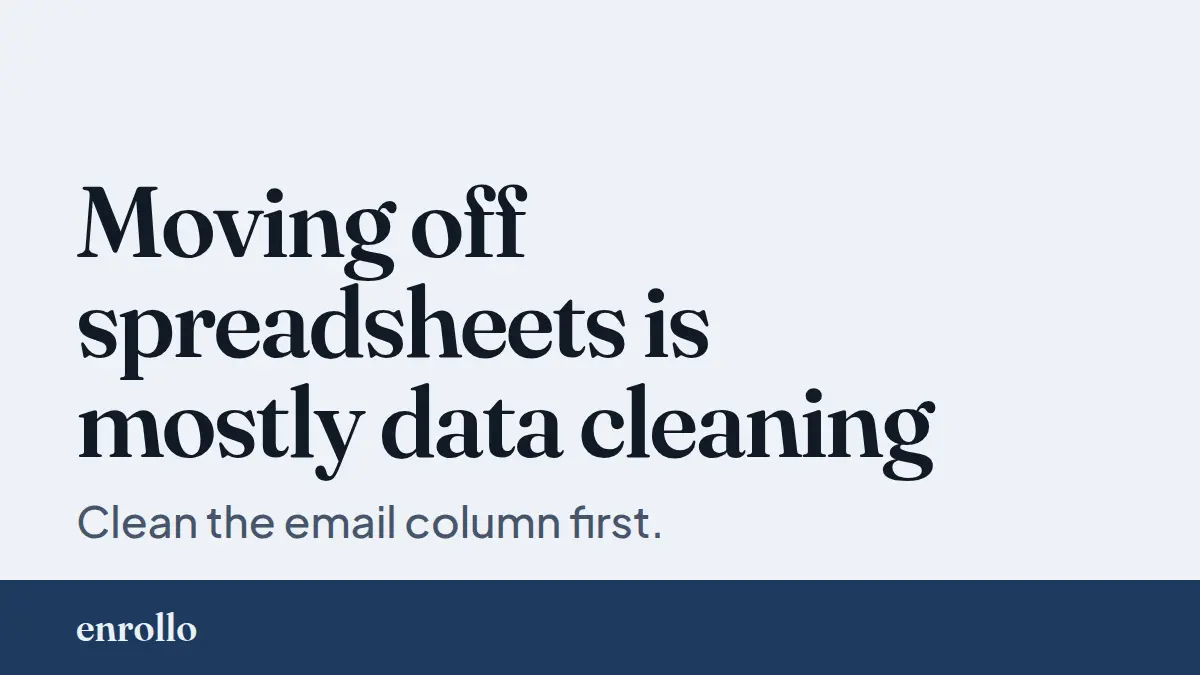 Study Abroad CRM Migration: Moving Off Spreadsheets
